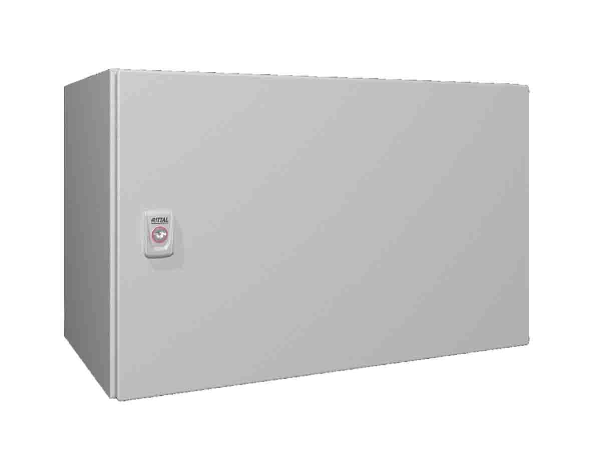 Rittal AX Stahlblech Wandanschlusskasten RAL 7035 IP66, HxBxT 380 mm, 600 mm x 350 mm