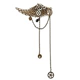 BLESSUME Frau gotisch  Steampunk Getriebe Haarspange Retro Kopf Zubehör (A)
