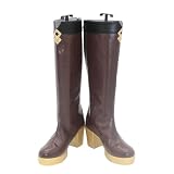 YXIDLMCOS Vita Honkai Impact Boots Cosplay Shoes Custom Made Props Anime Halloween W3552 (25.5CM)