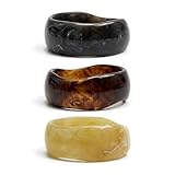 VIBRANT RETRO STYLE: Acrylic bangle bracelet set adds a trendy retro style to women fashion jewelry for vacation beach or daily outfits, boosting your charm. COMFORTABLE, HYPOALLERGENIC FIT: Smooth inner surface of this chunky wide bangle ensures no ...