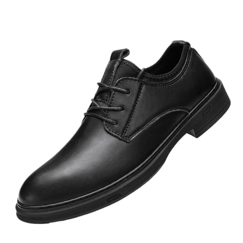 Comfortable Premium Leather Lace Up Oxford Shoes for Men Business Office Dress Shoes