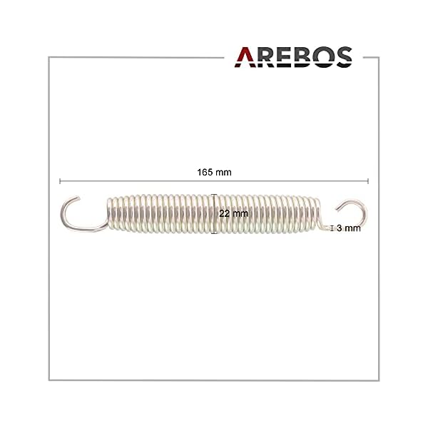 Arebos Ressorts de trampoline 165 mm 31jVn9tq05L. SS600