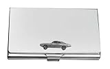 Porte-cartes effet étain Chargeur US Muscle car refE 3D Effet étain Porte-cartes de visite en acier inoxydable, Argenté., Taille unique, Minimaliste