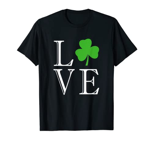 Love Lucky Shamrock Awesome St. Patricks Day Camiseta Camiseta