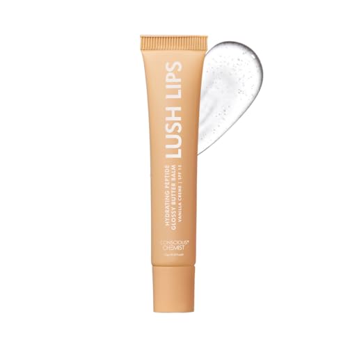 Image of Conscious Chemist Peptide Lip Balm SPF15 - Vanilla Creme | 24 hr Hydration & Moisturizing Lip Balm for Dark & Pigmented Lips | Sun Protection | Soothes Dry Lips & Repair Moisture Barrier - 15g