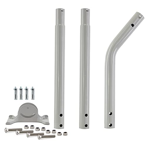 4G Lte / 5G Nr Quad Mu- Mimo Wideband Directional Yagi Antenna 600-6000 Mhz, 10Dbi Lte Fixed Mount Complete Kit With 4X 30 Foot Rg58 Cables, Sma Male To Female, Ts9 Connectors And 2X 16-48" Mounts #TOP5