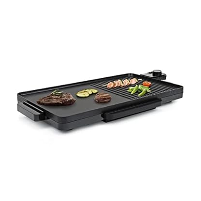 Tristar Tischgrill, 2000 Watt, Antihaftbeschichtung, Fettauffangbehälter, 49 x 27 cm Grillfläche, BP-2750 – Bild 5
