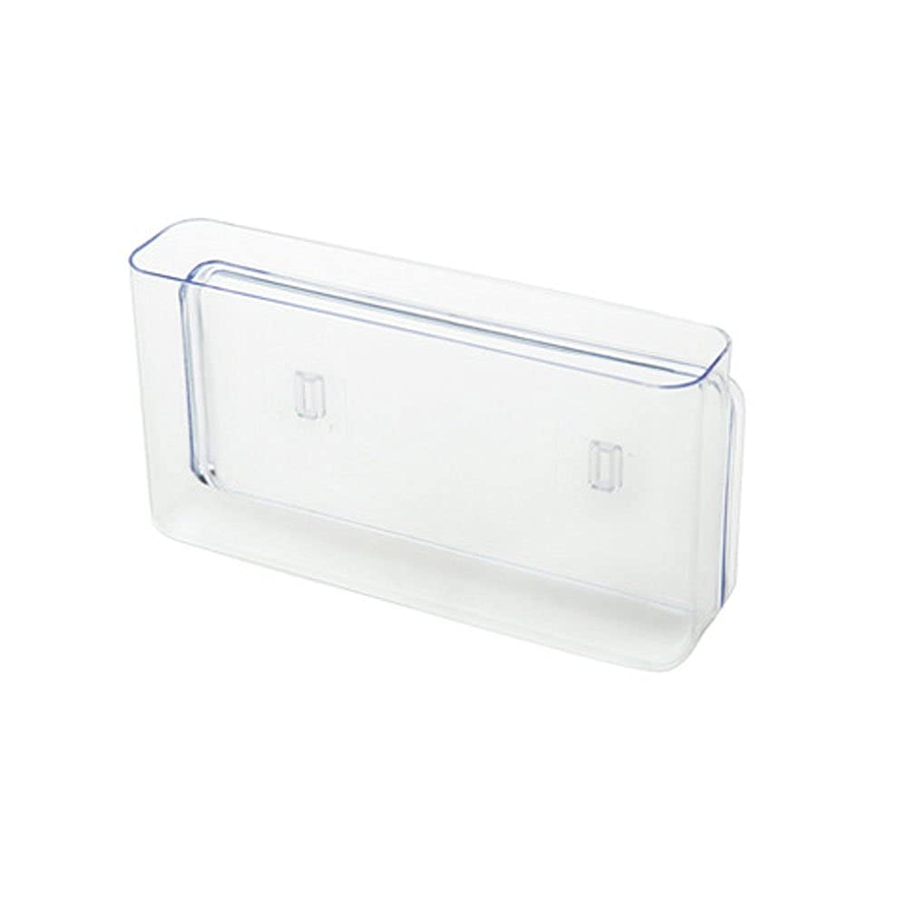 APSOONSELLWall Mount Storage Organizer Box for Phone Remote Control Holder Clear L