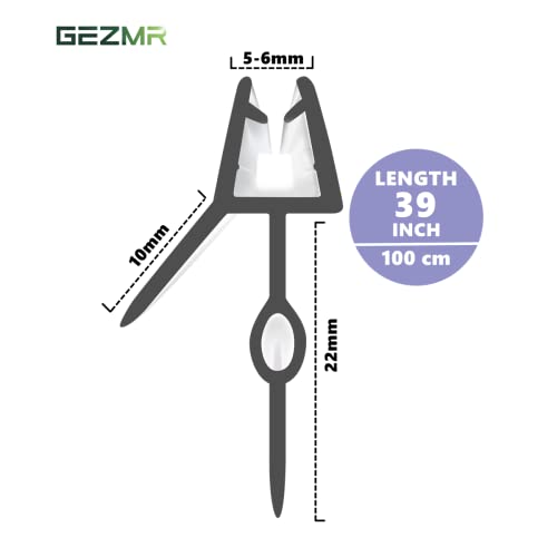 Joint bas de porte de douche pour garder le sol sec et propre lot de 2