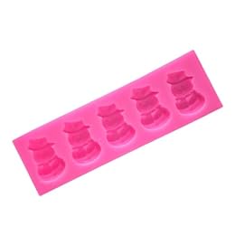 RORPOIR 1pc Snowman Baking Mold Creative Fondant Mould for Cake Decoration Jelly and Candy Versatile Kitchen Tool for Release