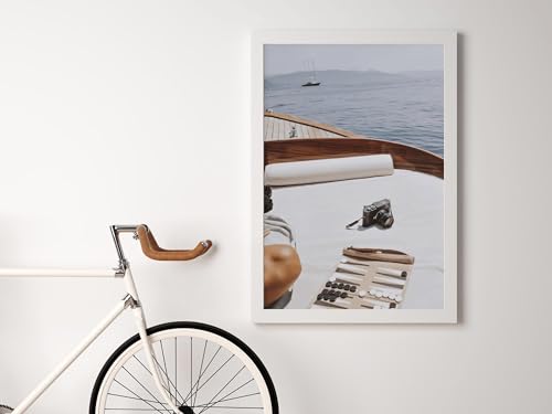 Art mural imprimable bateau pour moderniser un mur blanc