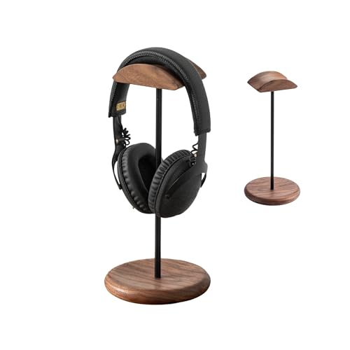 Amazon.co.jp: Muso Wood ヘッドホンスタンド 卓上 ヘッドセット