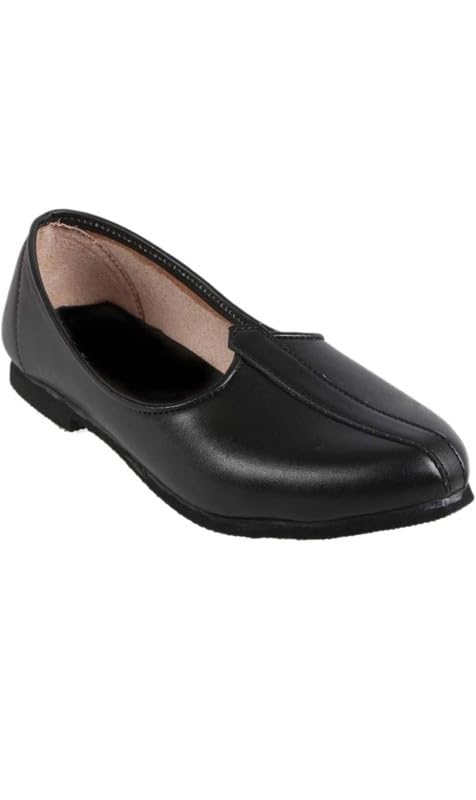 Image of Ekaaya Men's Leather Ethnic Mojari Jutti | Punjabi Rajasthani Jodhpuri Desi Jalsa Shoes