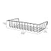 KOMBIUDA 2pcs Wire Wall Grid Panel Baskets Storage Bins Iron Material Grid Wall Basket Garage Organization