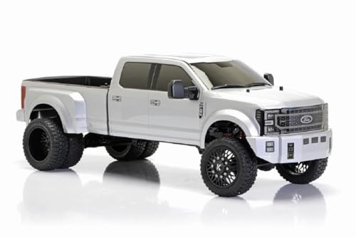 Image of Helidirect CEN Racing 1 /10 RC Crawler - F-450 SD KG1 Wheel Edition 4WD RTR Truck, All-Terrain, Water-Proof, Axial SCX10 for RC Hobbyists, Silver Mercury