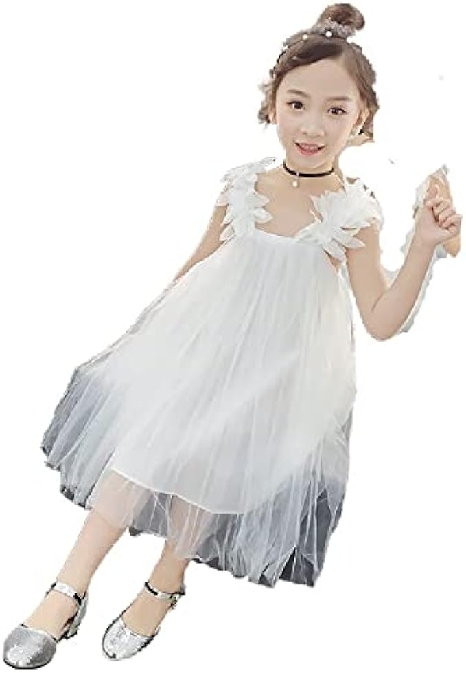 Quenny Girls' dress Princess dress summer new children's vest skirt suspender skirt