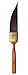 Produktbild da Vinci Graphic Design Serie Pinstriping Brush, spitz zulaufende Schwertform Kazan Eichhörnchenhaar mit Zedernimitat Griff, Größe 4 (700-04)