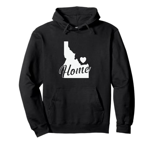 Idaho Home Contorno Mapa Estados Unidos América Sudadera con Capucha ⭐