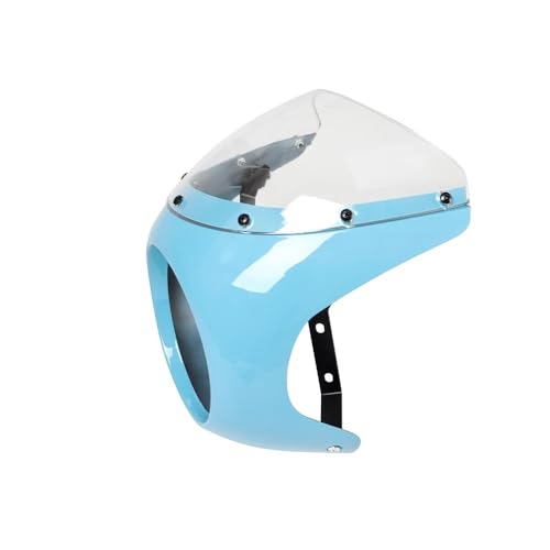 Couvercle protection phare moto protégeant l'optique 7 pouces contre les débris sur Sportster