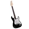 39 Inch Electric Guitar, Full Size 6 Strings Beginner Guitar Kit With Gig Bag, Strap, Tremolo Arm, Cable (Black)