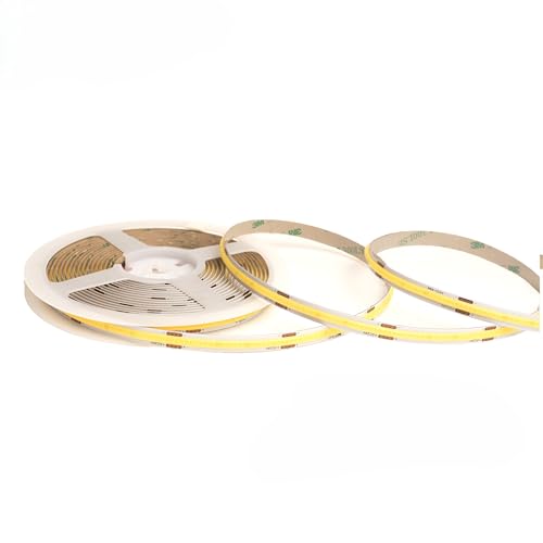 Tira LED COB 6500K Blanco 24V 10W/m 480 LEDs/m 5 m miniatura 1