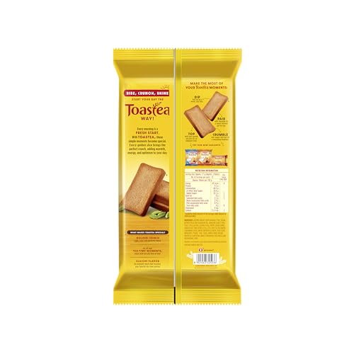 Image of Britannia Toastea Premium Bake Rusk 250g or 250g+50g (Weight May Vary) (Pack of 3)