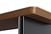 amesoba Walnut Dual‑Tier Monitor Stand for Modern Desk Setup – Minimalist Wooden Riser Shelf for Dual Monitors, Laptops, Home Office Aesthetic (Dark Walnut, Large)