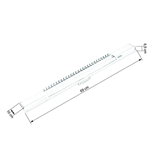 Taschibra Luminária 04010029-01, Lm Lumifacil Autovolt LED Incorporado a Peça, 8W, Branca