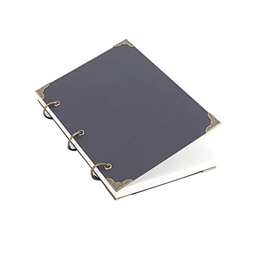 zanzan cuadernos personalizados, Cuaderno de hojas sueltas + un bolígrafo de diario carpeta ultra grueso en blanco cuaderno recargable de papel 2 anillas para cuadernos para hombres y mujeres