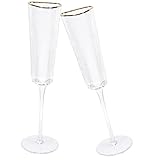 Verres transparents : illuminez votre fête en servant des martinis, du vin rouge, des cocktails, de la bière de l'eau avec cet élégant gobelet à pied