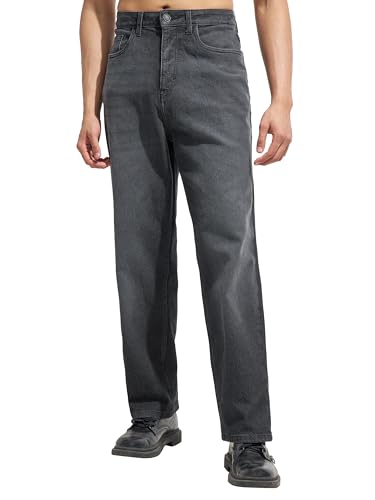 Image of Highlander Men's Straight Relaxed Fit Jeans | Stretchable | Everyday Comfort & Style| Jeans for Man|Premium Cotton Blend