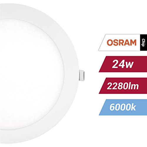 popp- Pack X 2 Downlight LED piastra LED Pack X 2 3 W, LED, w, 12 W.18 W, 24 W Chip Osram 24W 6000K