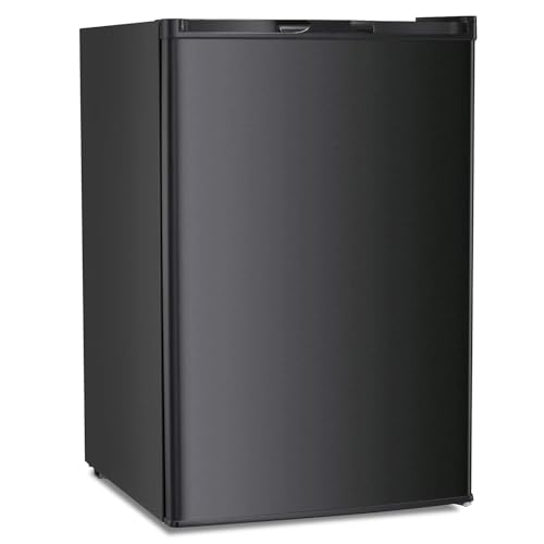 Antarctic Star 3.0 Cu.Ft Upright Freezer, Compact Stainless Steel Freezer with Reversible Door &...