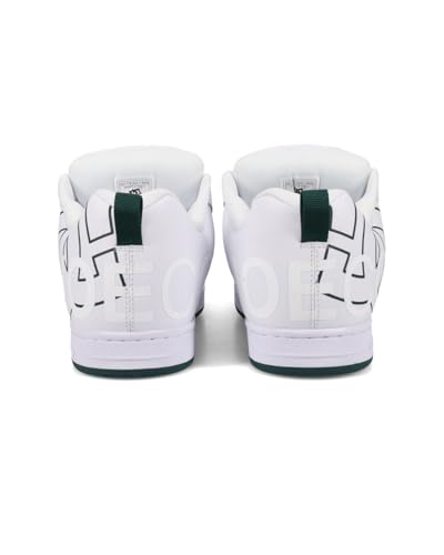 DC Shoes DC Shoes Men's Court Graffik Skate Shoe White/Green - DC01661114-WHTGRN