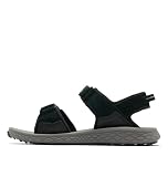 Columbia Męskie sandały sportowe i outdoorowe Konos Hiker z 2 paskami, Czarny tytan II, 48 EU