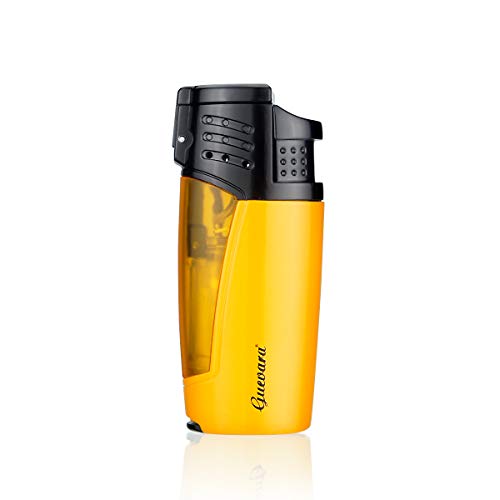 Cigar Torch Lighters 3 Jet Strong Flame Butane Refillbale Windproof High Quality Lighter with Punch [Gas Not Include] - Thumbnail 4