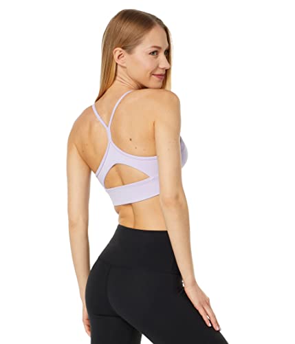 Image of Reebok Women's Satin 91% PES /9% El-Interlock-Hydrophilic Finish /Print-Digital Sublimation-Disperse Classic Workout Sports Bra