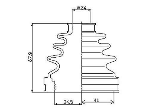 セイケン(Seiken) ドライブシャフトブーツキット 600-00187