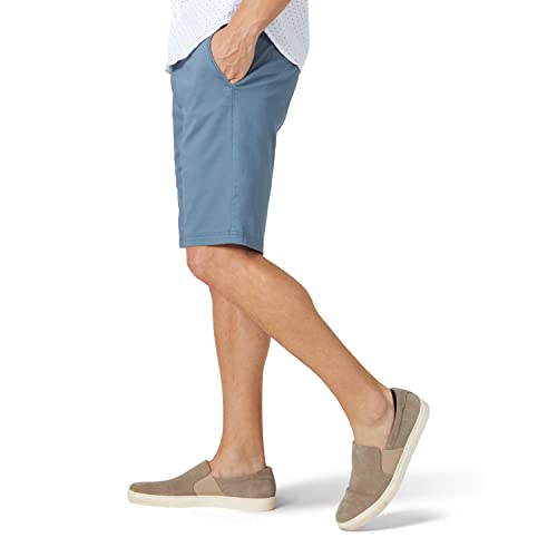 Lee Men's Extreme Motion Flat Front Short, Blue Mirage, 33 #TOP1