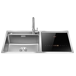 FOTILE SD2F Stainless Steel Kitchen In-Sink Dishwasher Combination, Heavy Gauge Bowl Dish Sanitizing, Enegry-saving…