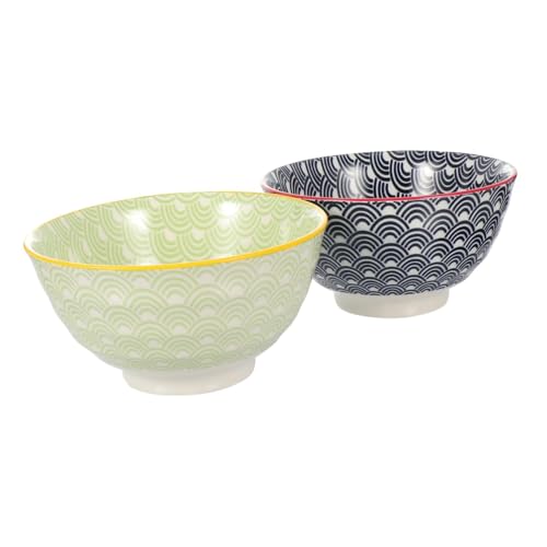 Bols en céramique haut de gamme au design fileté pour table raffinée