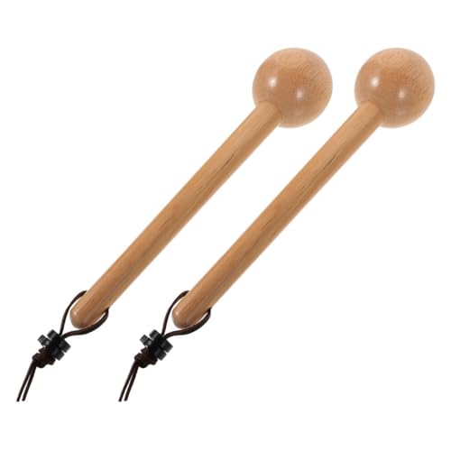 Generic 2Pcs Portable Wooden Baseball Glove Mallet Hammer for Youth Softball Baseball Training Smooth Grip Rounded Tip for Use Craftsmanship