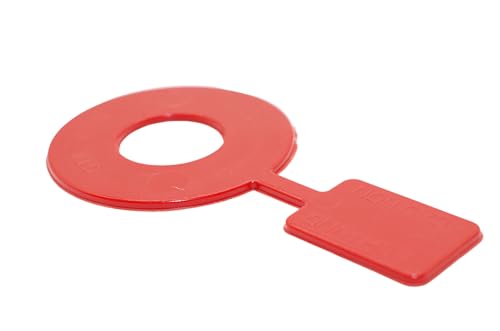 Sicherheitsfahne Patronenlagersperre für Revolver Kaliber .357/.44/.38 (2 Stück) | Safety Flag | Roter Kunststoff | Sichtbarer Waffenzustand