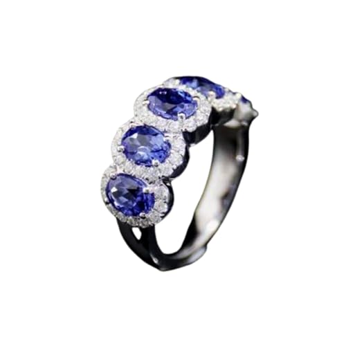 Bague de mariage en argent et topaze bleue pour rayonner au quotidien