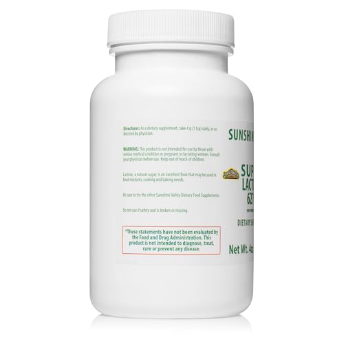 Image of Sunshine Valley Lactose Powder (Milk Sugar), Fine White Powder, 4 oz | Fine White Powder for Baking, Cooking & Brewing, Versatile Ingredient for Food Mixtures & Recipes