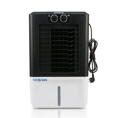 Image of 25L Frosty Air Cooler for Room Cooling | Anti Bacterial Honey Comb Pads | Collapsible Louvers | Compatible Wheels for Easy Moving | 9 Feet Air Throw Distance