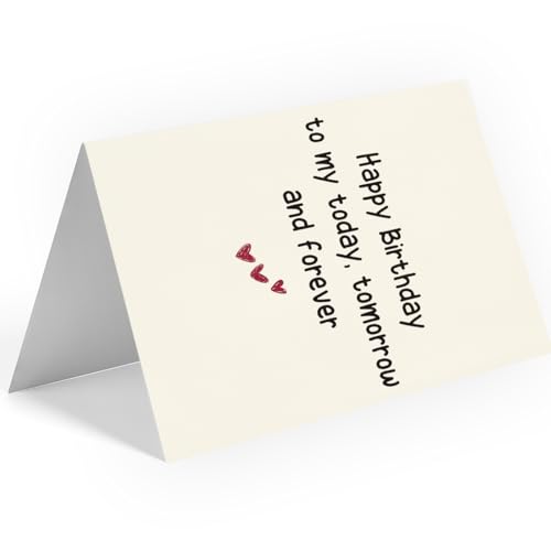 image for WowBefun Birthday Card & Gifts for Husband, Boyfriend, Him, Wife, Girl