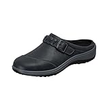 Orthofeet Women's Orthopedic Charcoal Leather Irma Clog, Size 9 Wide
