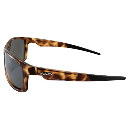 Maxx Sunglasses 2017 TR90 Maxx Retro 2.0 Tortoise Polarized Smoke Lens3