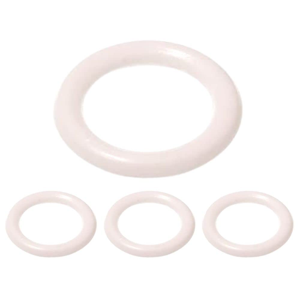 White Curtain Upholstery Rings 13mm - O-Shaped Hollow Roman Blind Rings for DIY Roman Curtains Pack of 100